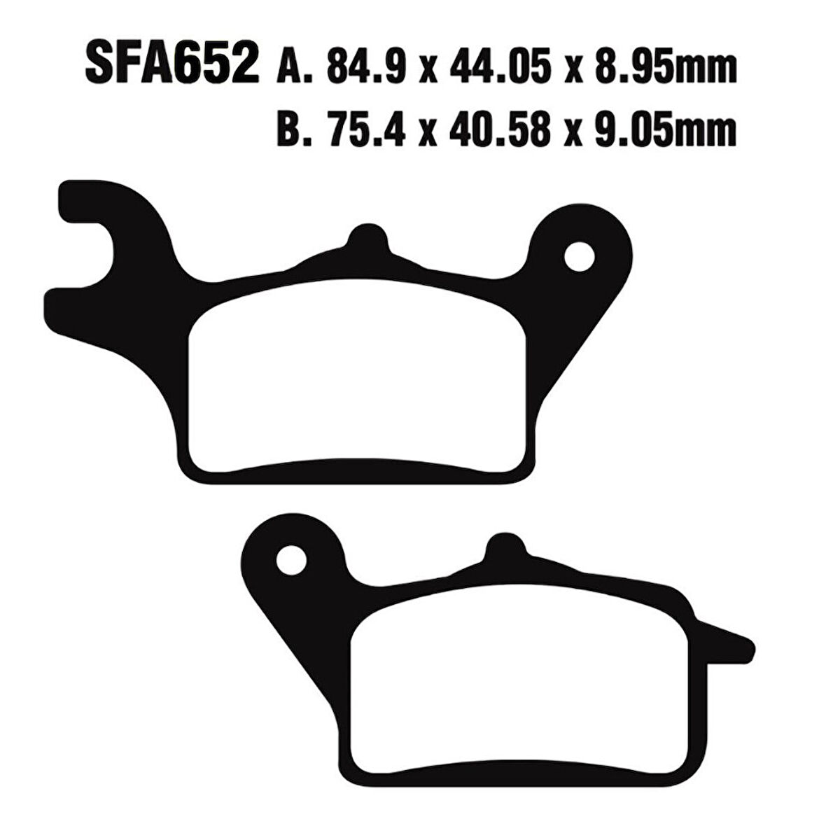 EBC Sfa652 Fren Balata (made in UK)