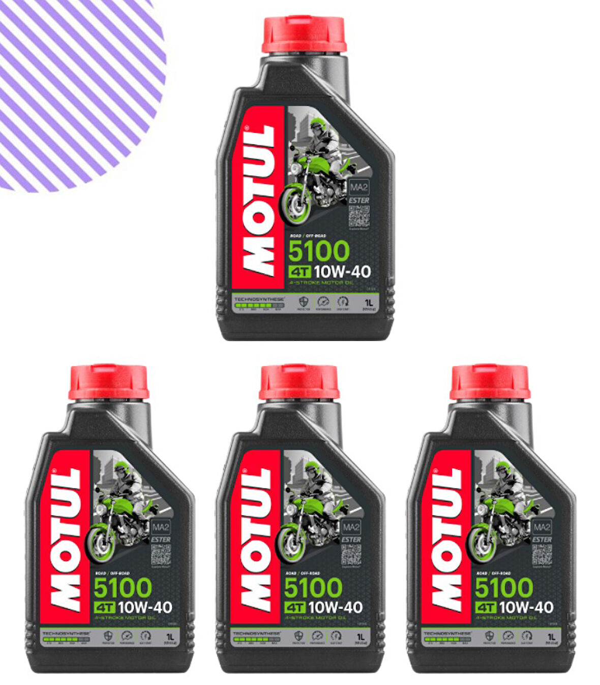 Motul 5100 10w40 Motorsiklet Yağı 4 Litre