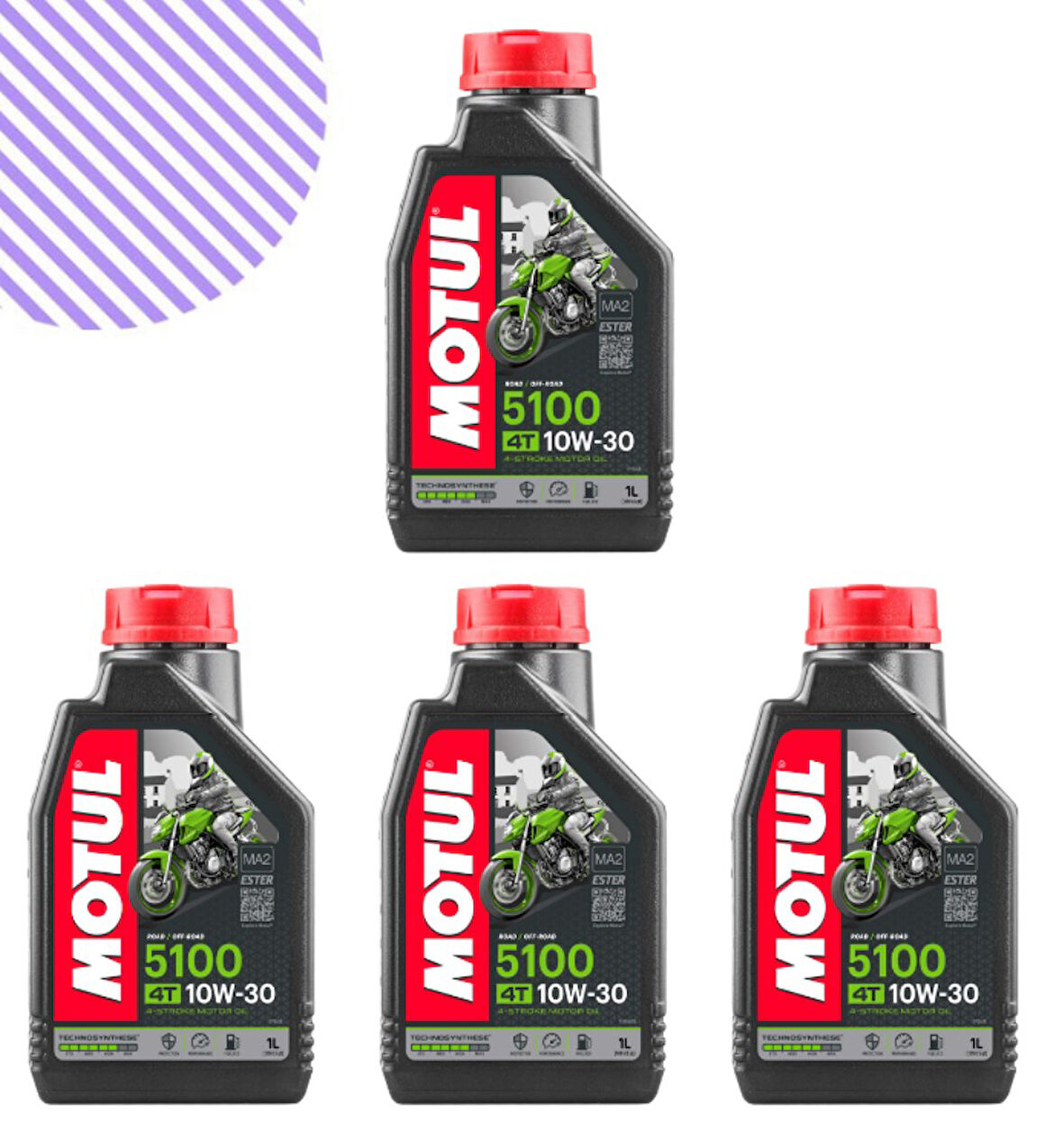 Motul 5100 10w30 Motorsiklet Yağı 4 Litre