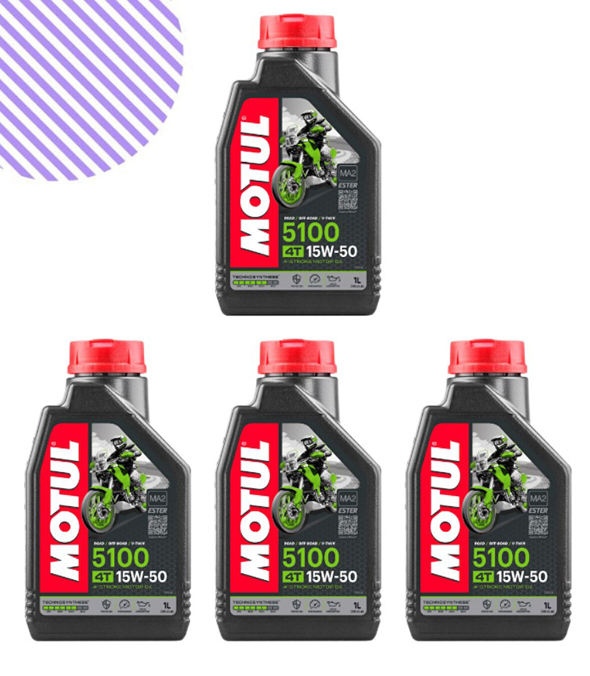 Motul 5100 15w50 Motorsiklet Yağı 4 Litre