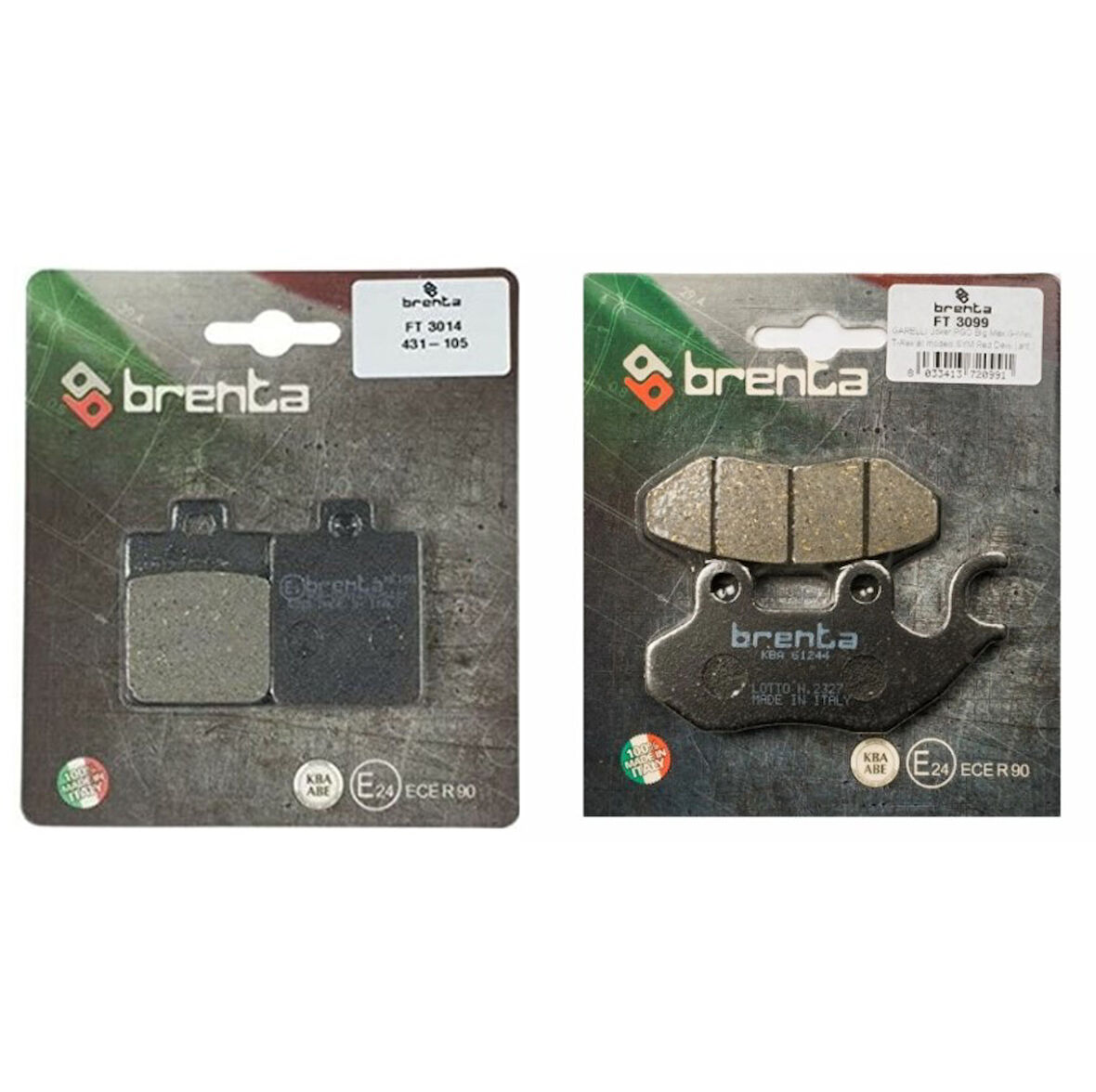 Sym Symphony SR 125 Ön ve Arka Fren Balata Takımı Brenta BR02