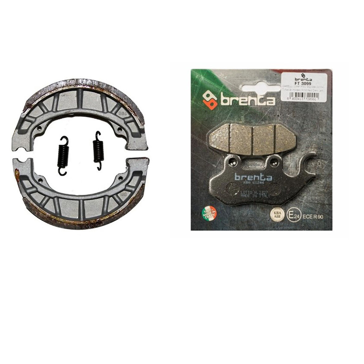 Sym Orbit 50 Ön ve Arka Fren Balata Takımı Brenta BR03