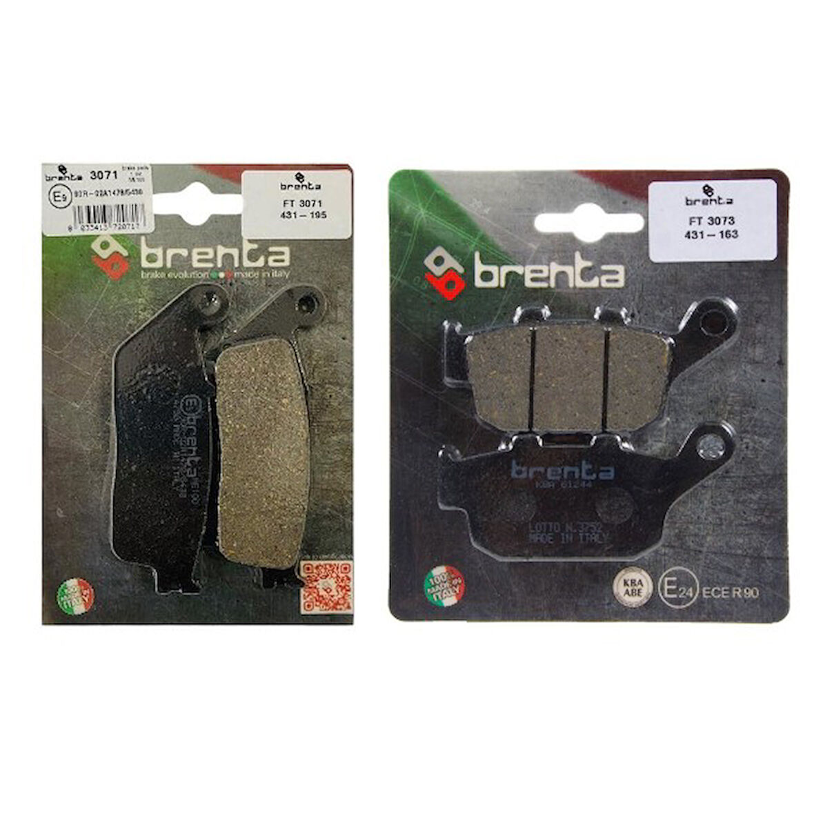 Honda CBR 250 Ön ve Arka Fren Balata Takım Brenta BR25