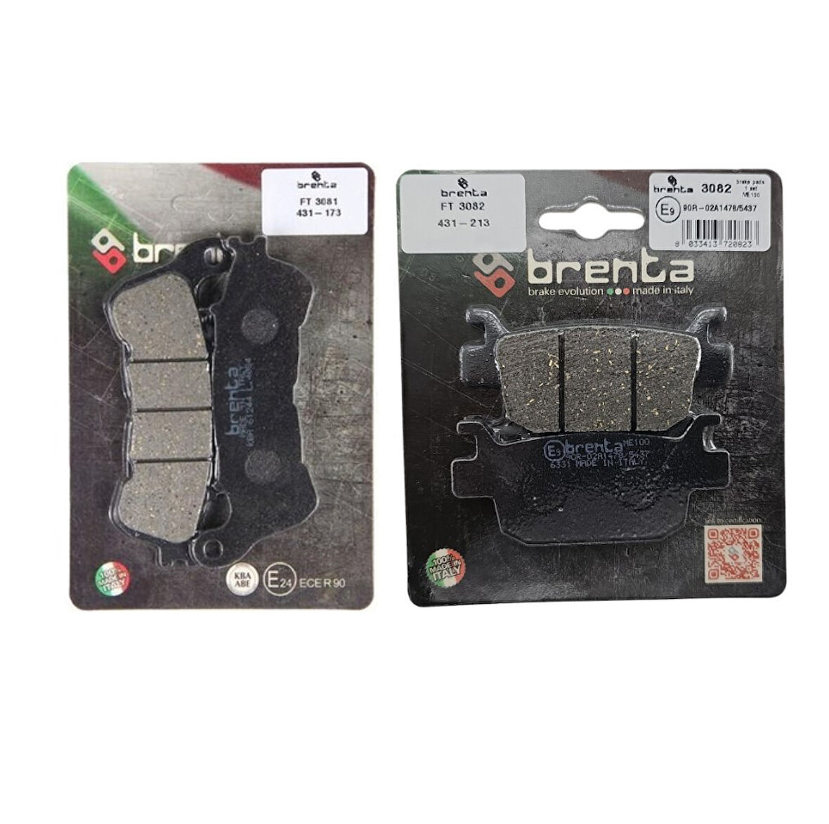 Honda Forza 300 Ön ve Arka Fren Balata Takım Brenta BR26