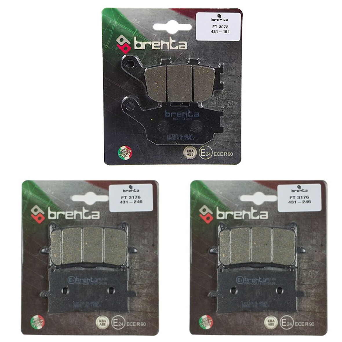 Honda Africa Twin CRF 1000 Ön ve Arka Fren Balata Takım Brenta BR29