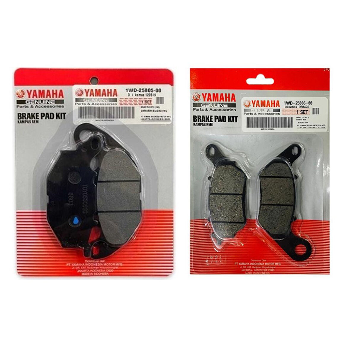 Yamaha MT 25 Ön ve Arka Fren Balata Takım 