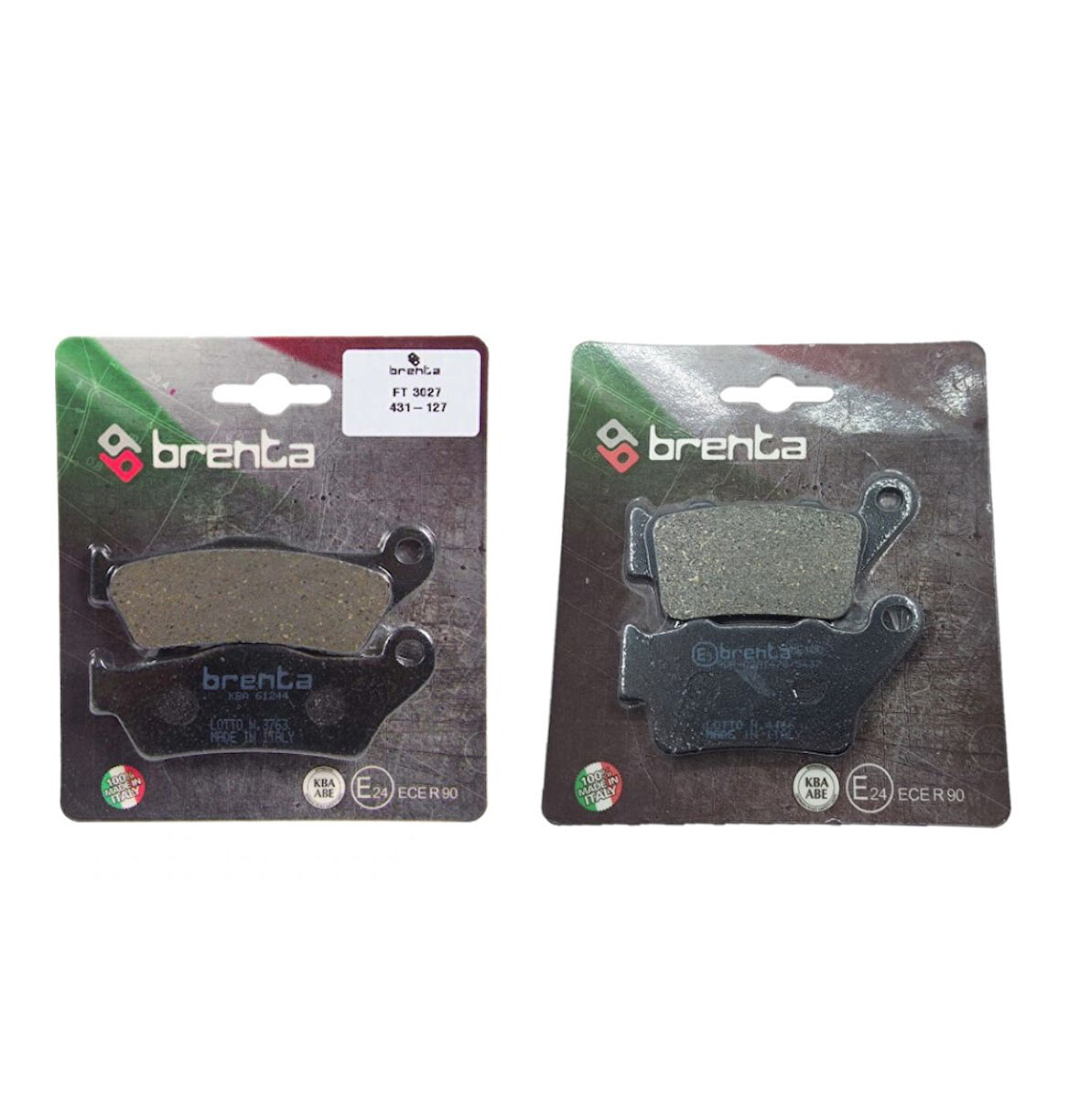 Bajaj Pulsar 200 NS Ön ve Arka Fren Balata Takım Brenta BR50