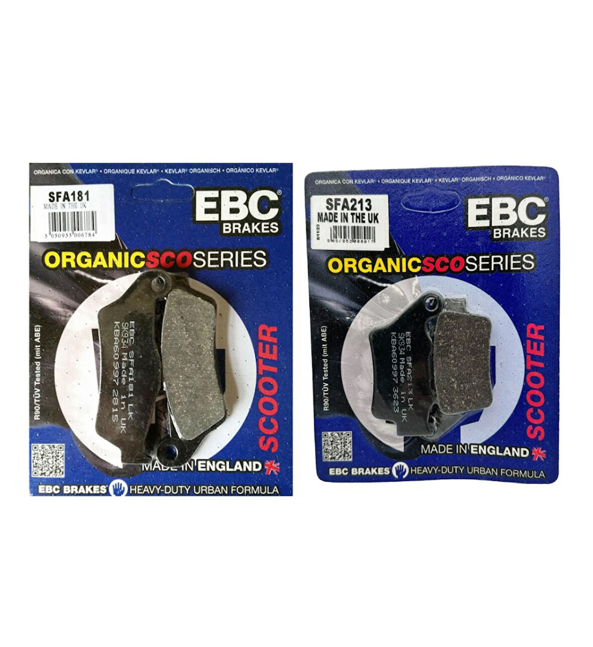 Bajaj Discover 125 T Ön ve Arka Fren Balata Takım EBC EB50