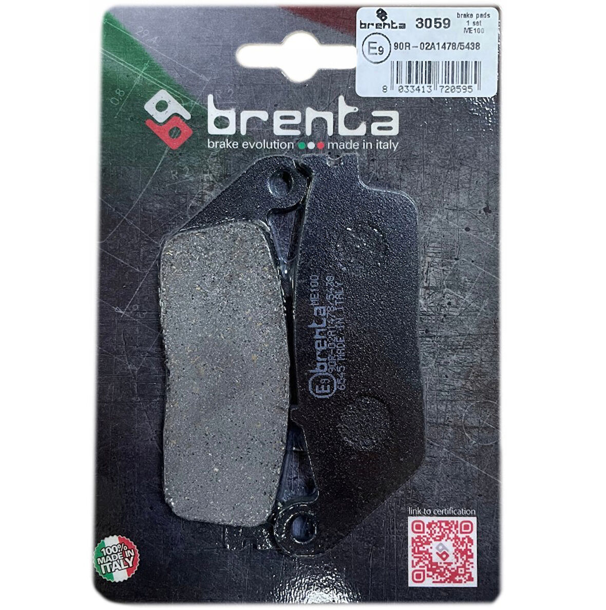 Suzuki GW 250 INAZUMA Ön  Fren Balata  Brenta (made in italy)