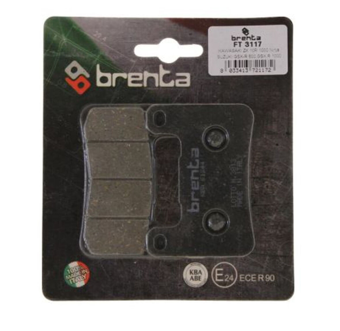 Kawasaki Z 1000 SX Ön Fren Balata  Brenta (made in italy)