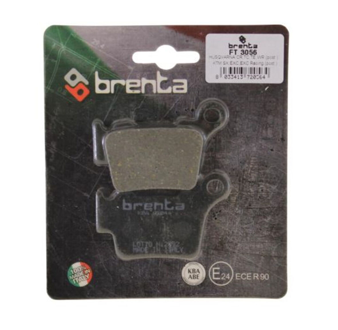 tm SX-F 250 Arka Fren Balata  Brenta (made in italy)