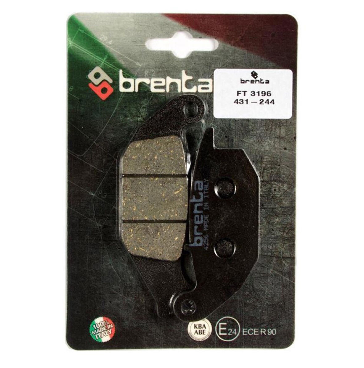 Yamaha TRICTY 125 Arka Fren Balata  Brenta (made in italy)