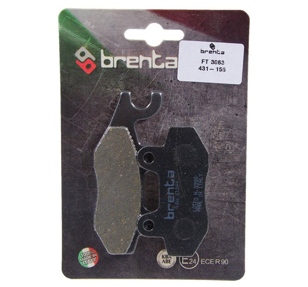 Kymco MOVIE 125 Ön Fren Balata  Brenta (made in italy)