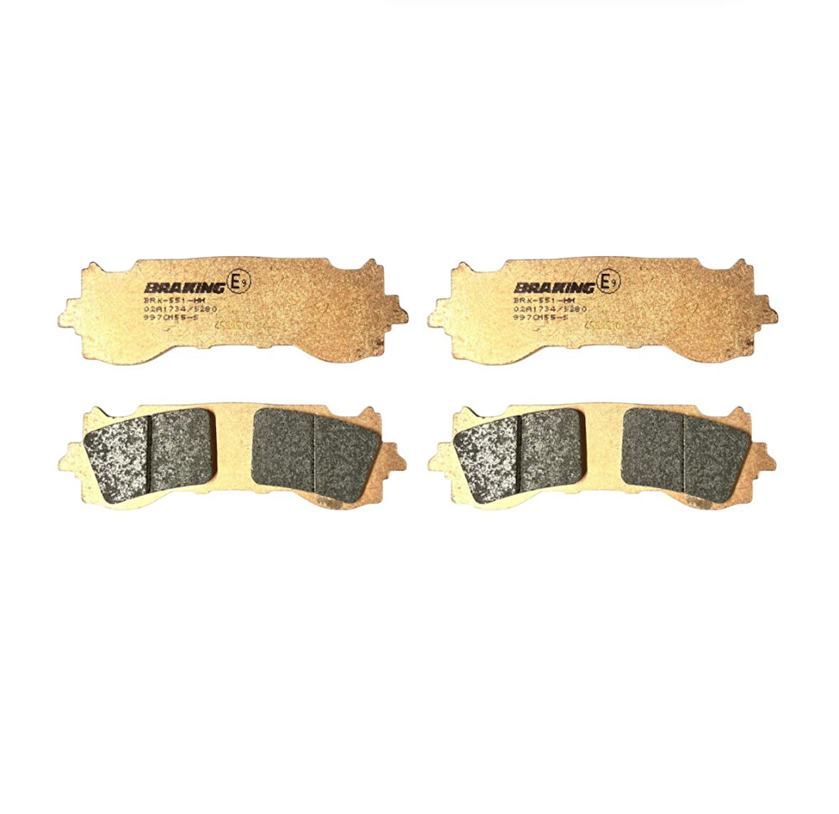 Honda Gl1800 Goldwıng 18-20 Sinterli Ön Fren Balata Braking 2 Takım M007837