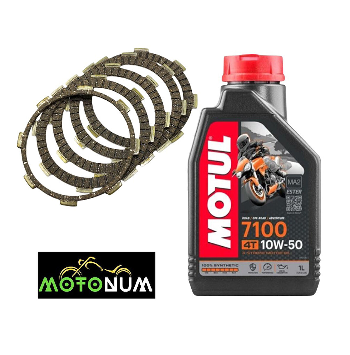 Kuba Tk-03 Balata Yağlı Bakım seti Motul 7100 10w40 M0508
