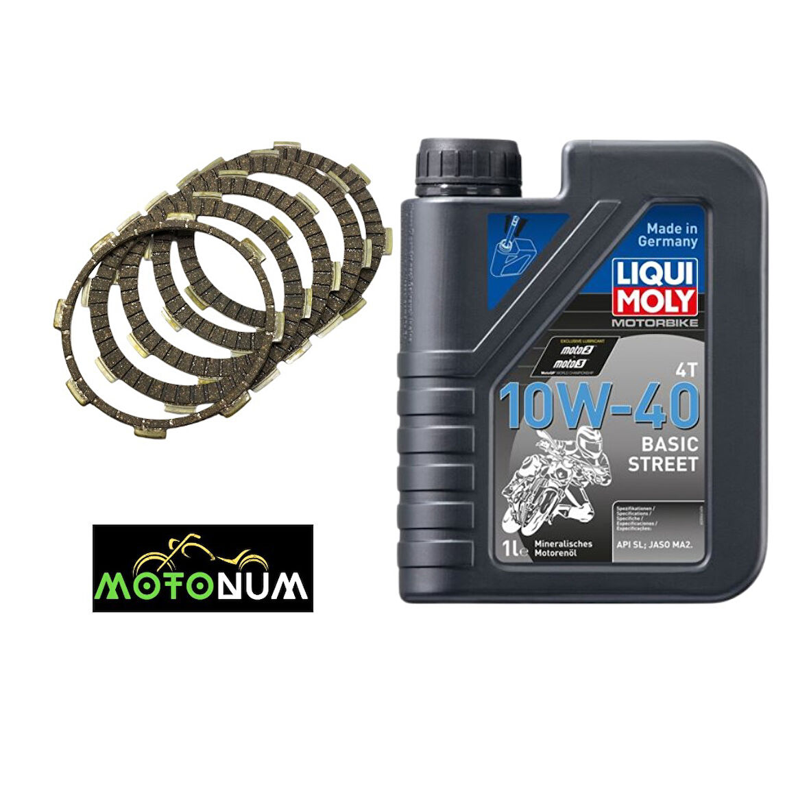 Mondial Drift L 150 Balata Yağlı Bakım seti Liqui Moly Street 10w40 M0802
