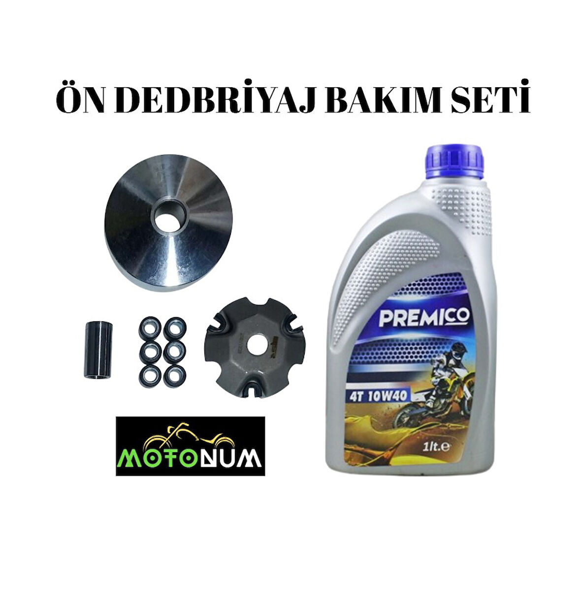 Rks Dark Blue Yarım Ön Varyatör Yağlı Bakım seti Premico 10w40 M2120