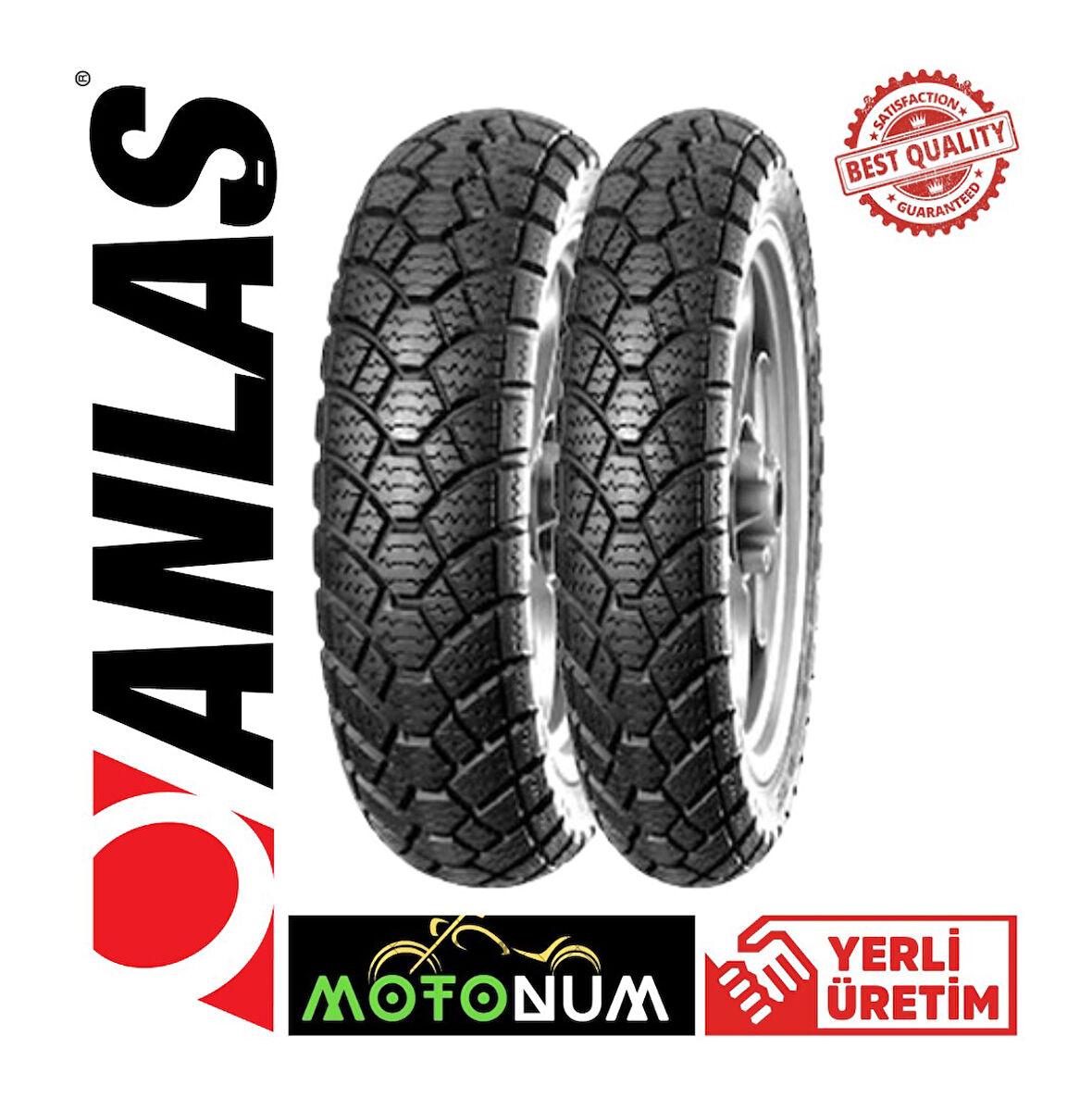 Kuba Bevely 125 Ön Arka Lastik Takım Anlas SC 500 Winter Grip 2 2025 Üretim Yerli Üretim MN0079