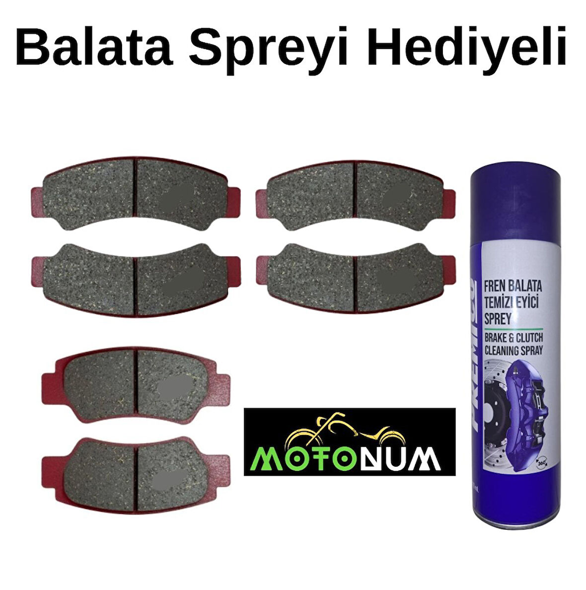 Segway Snarler 570 Ön Ve Arka Fren Balata Takım YS83