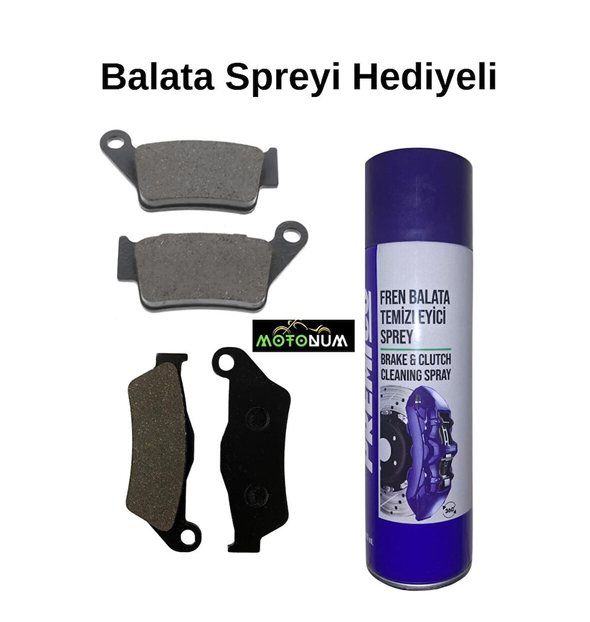 Bajaj NS 400 Z Ön ve Arka Fren Balata Takımı Balata Spreyi Hediyeli YS50