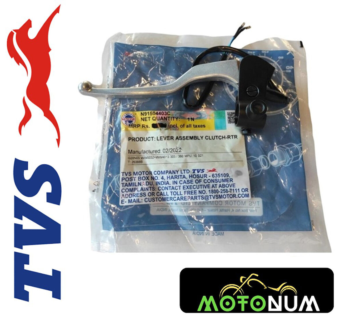 Tvs Rtr 150 Debriyaj Kütüğü Komple MTNN91504403C