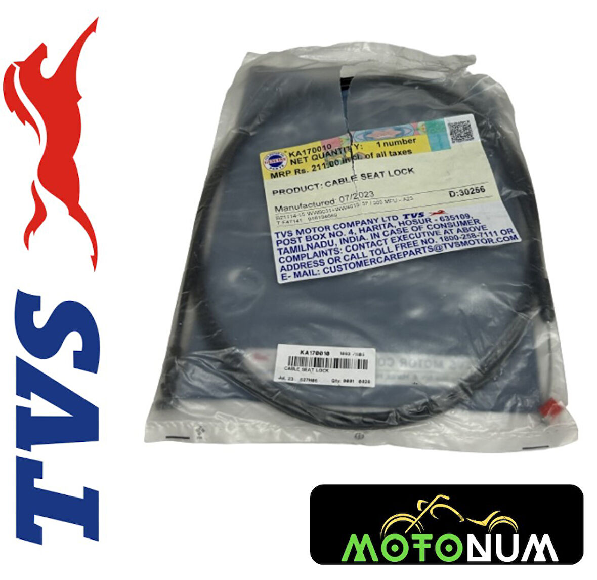 Tvs Jüpiter 125 Sele Kilit Teli MTNKA170010