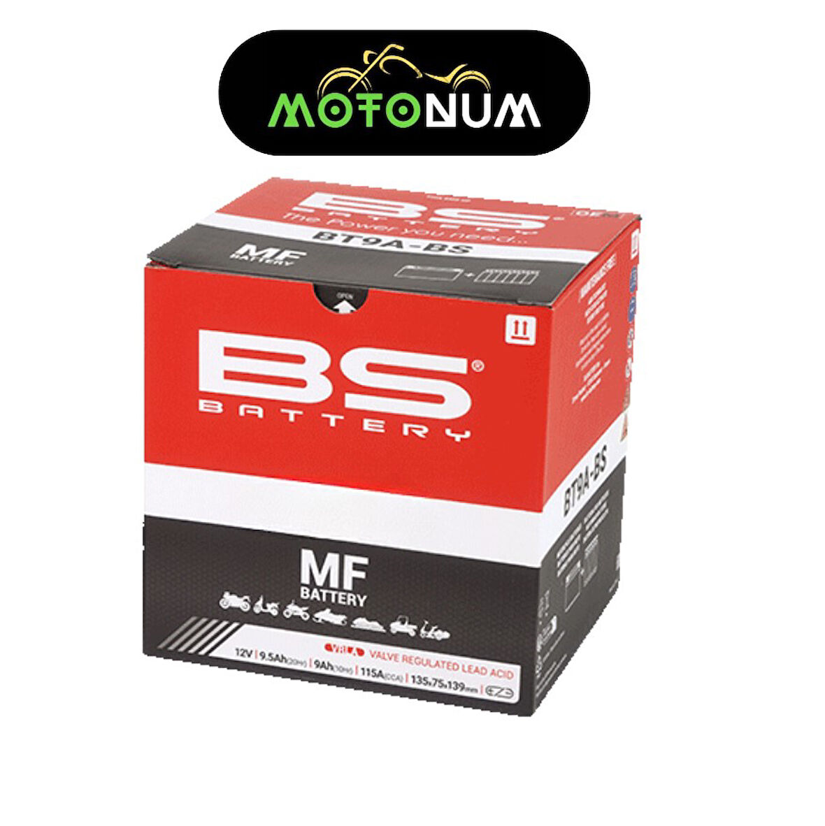 Mondial Drift L 125 Akü Bs Drftl0010