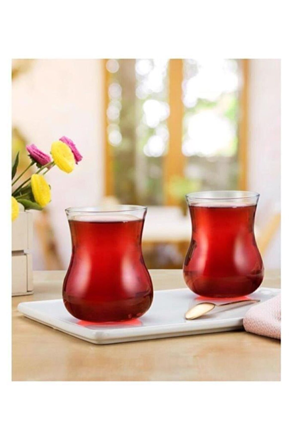 Paşabahçe semaver çay bardak - 6 lı çay bardağı 285cc 42801