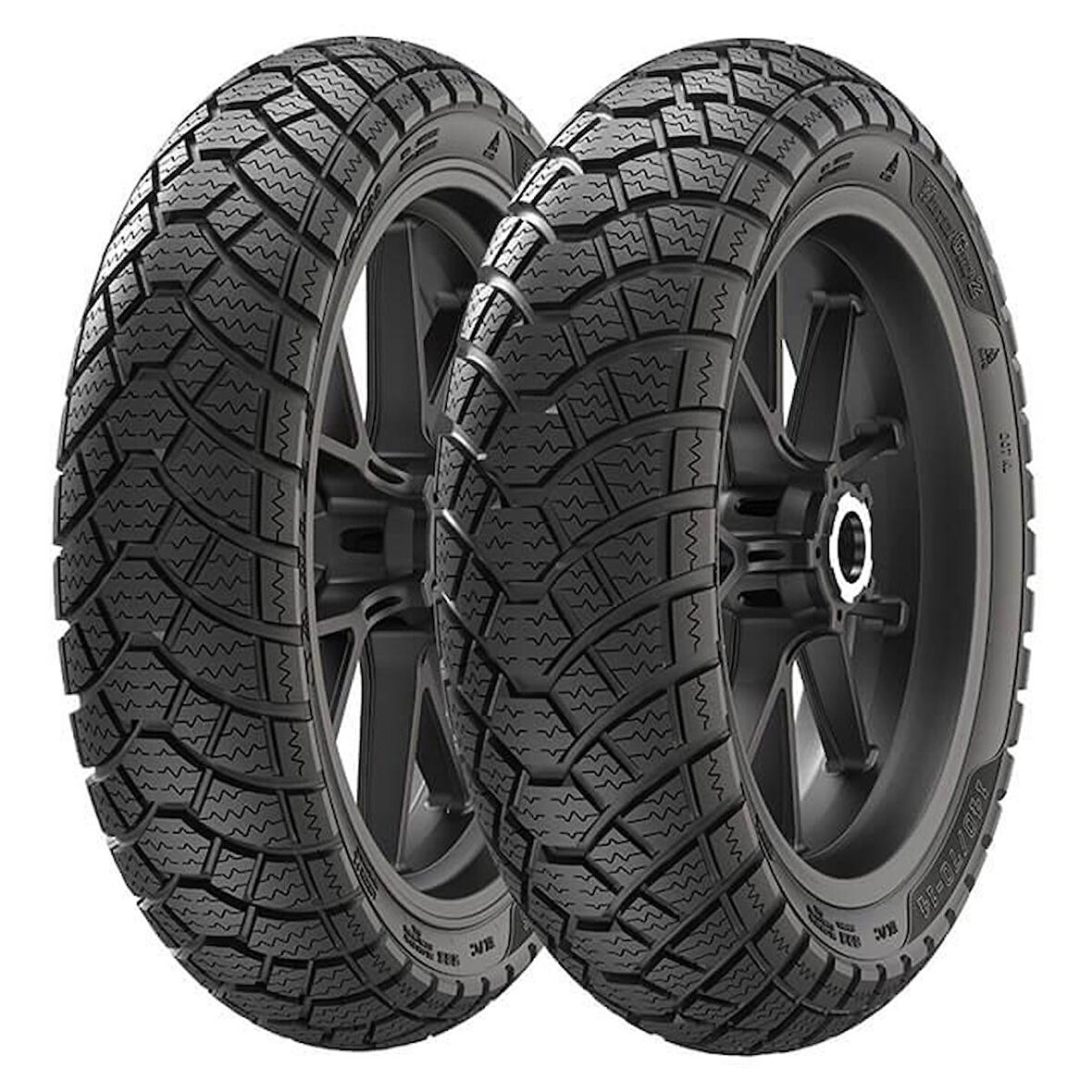 Anlas 130/70-17 M/C 62S M+S 100/80-17 M/C 52S M+S Tubeless Lastik Takımı Winter Grip 2 Sc-500