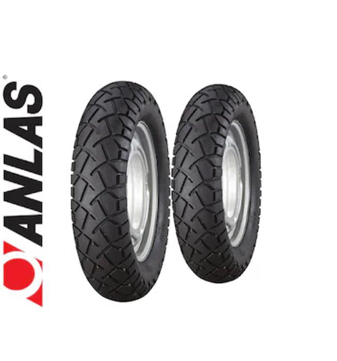 3.50-10 51J 90/90-12 44J Lastik Takımı Anlas Mb-80