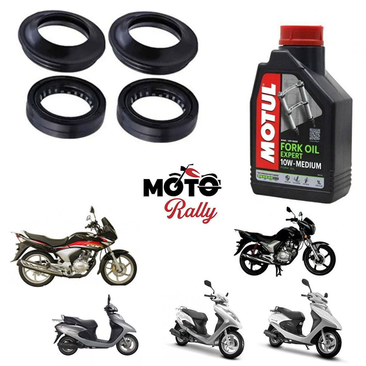 Honda Ön Amortisör Bakım Seti Cbf 150- Spacy 110 - Spacy Alpha - ACtiva S 125 - CB 125 E