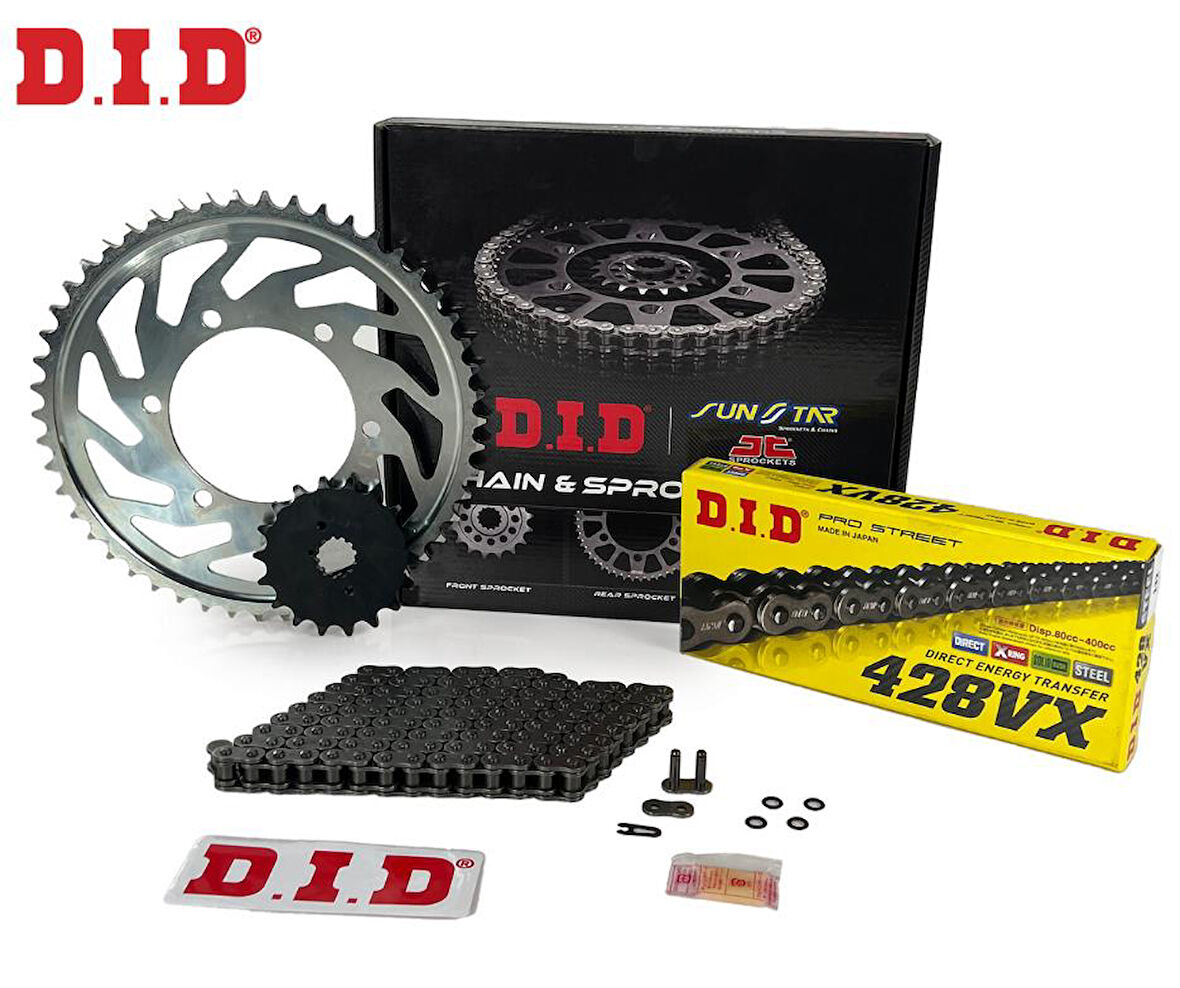 Honda Cbr 125 Zincir Dişli Seti D.İ.D 211-2017