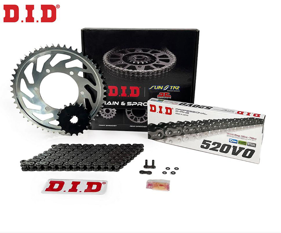 Honda Cbf 250 Zincir Dişli Seti D.İ.D