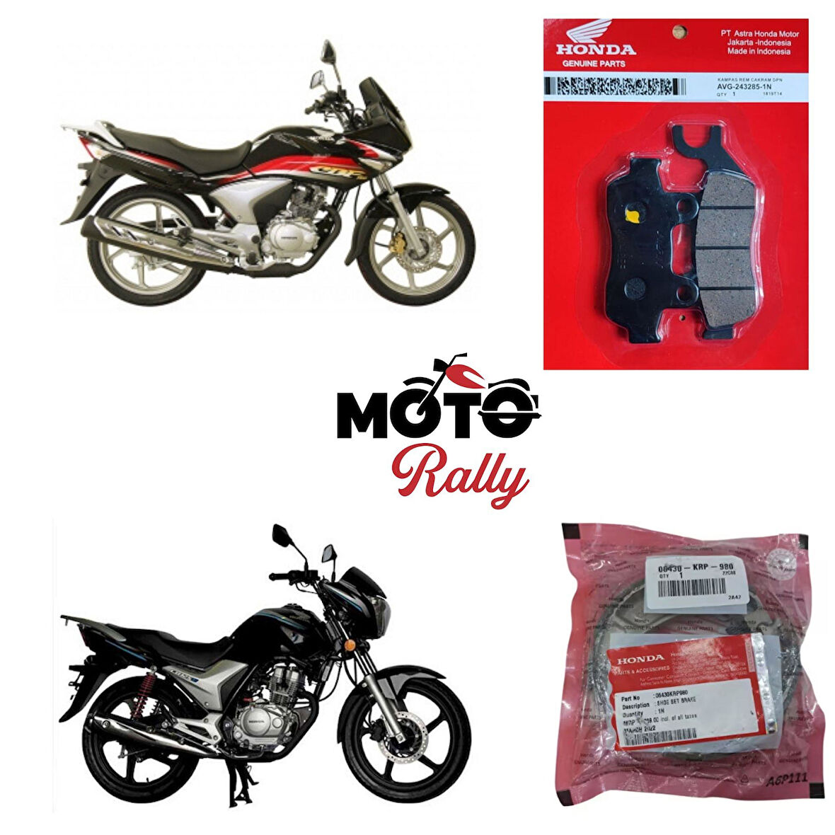 Honda Fren Balata Takımı Ön Ve Arka Cbf 150 CB 125E