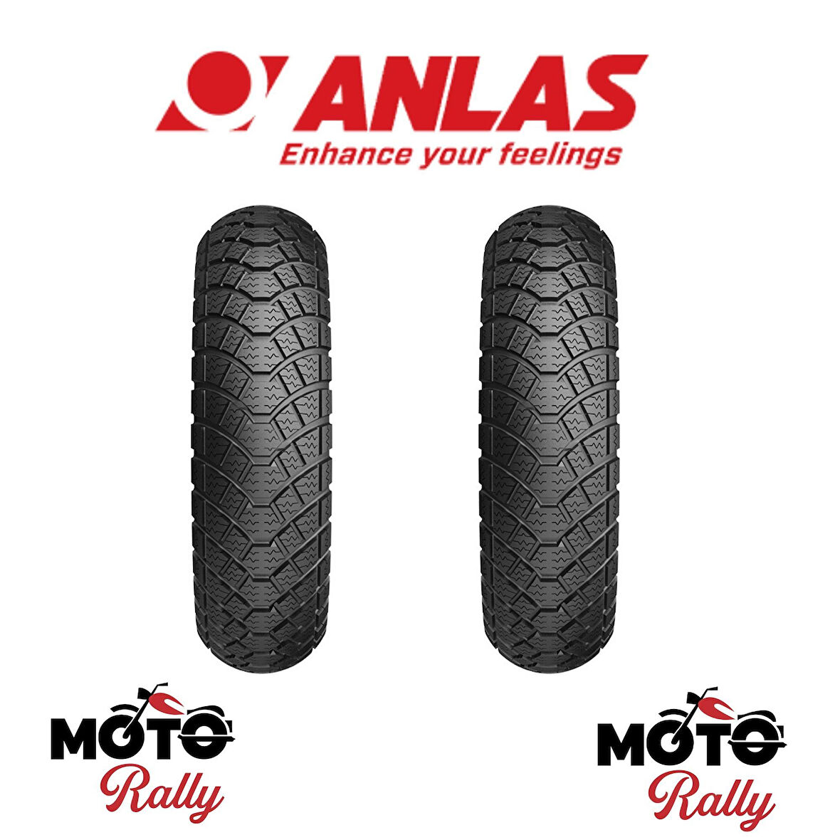 Anlas 130/70-13 110/70-13 Lastik Takımı Kışlık Anlas Wİnter Grip 2852