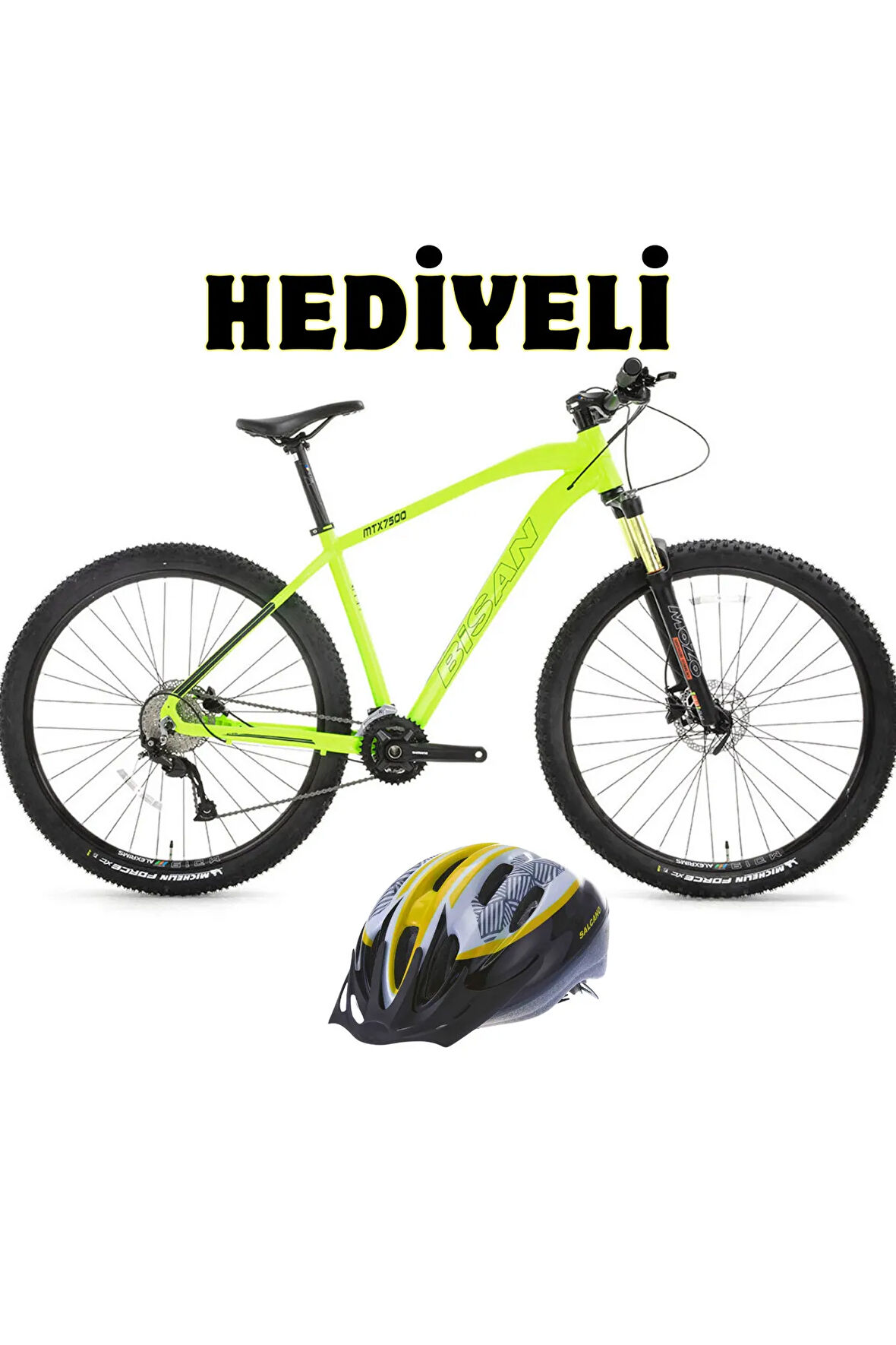 Mtx 7500 + Salcano Kask Hediyeli 18 Vites 29 Jant 19" - 48 cm Dağ Bisikleti  Blc Bisiklet