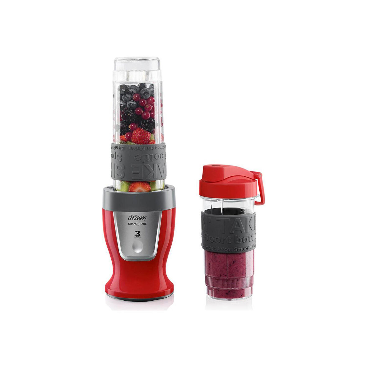 Arzum AR1032 Shake’N Take Kişisel Blender Kırmızı