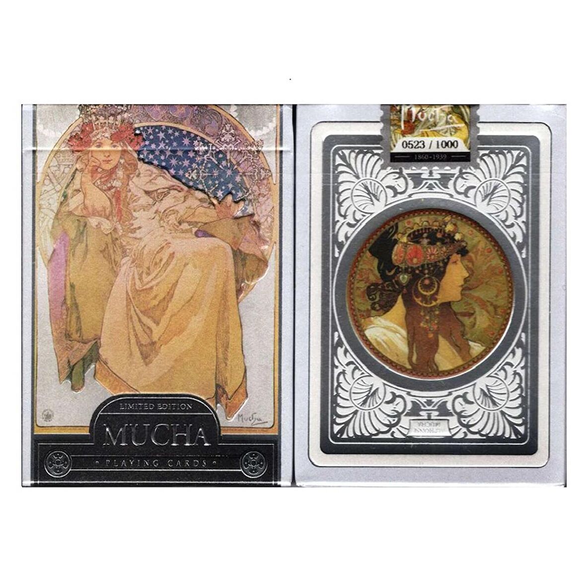Mucha Princess Hyacinth Silver Edition Oyun Kağıdı Limited Edition Koleksiyonluk iskambil Kartları D