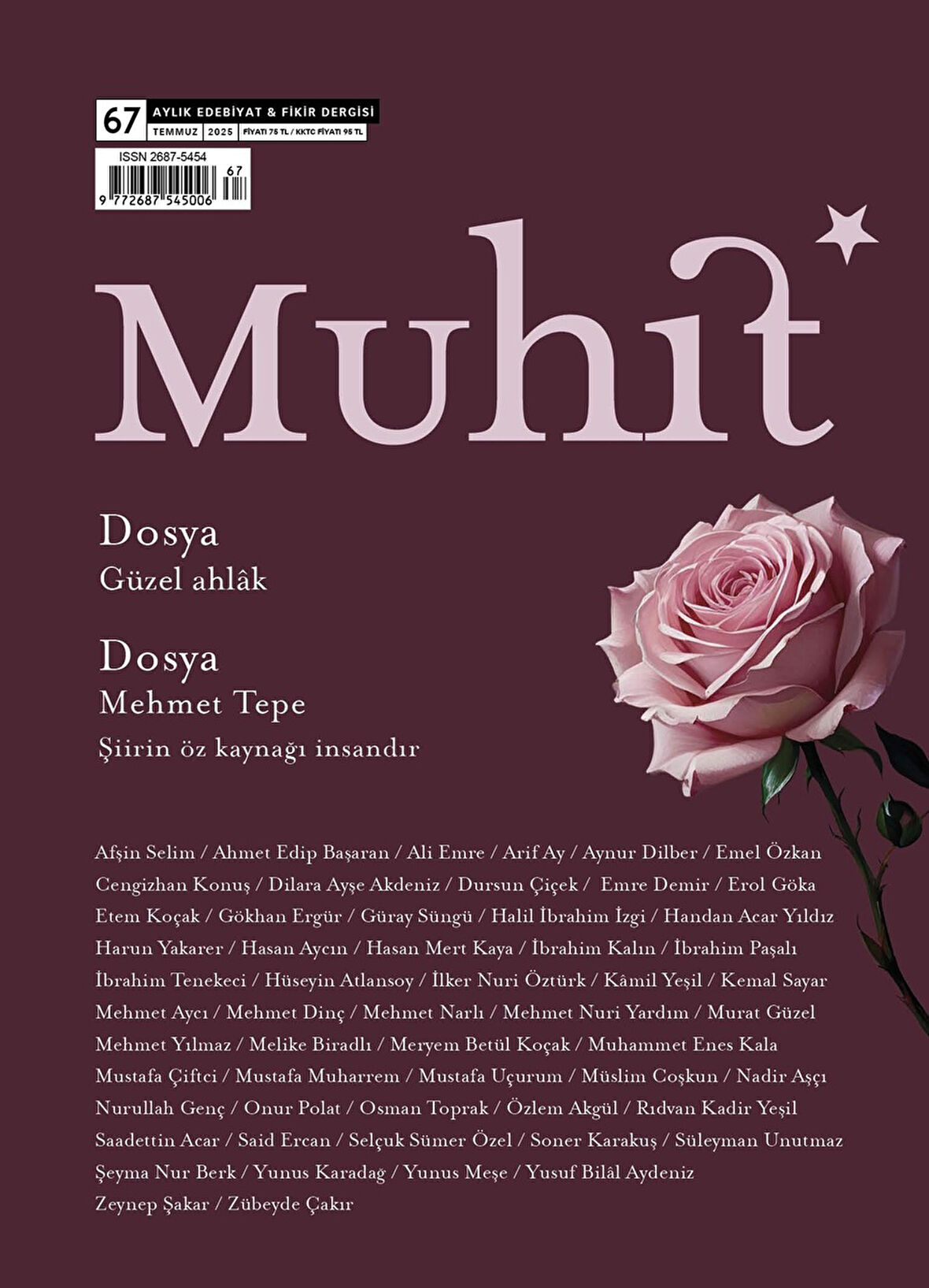 Muhit Dergi 67.Sayı Temmuz 2025