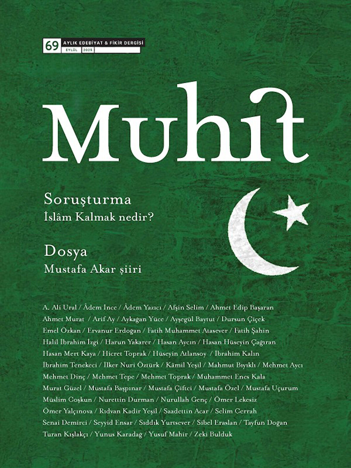 Muhit Dergi 69.Sayı Eylül 2025