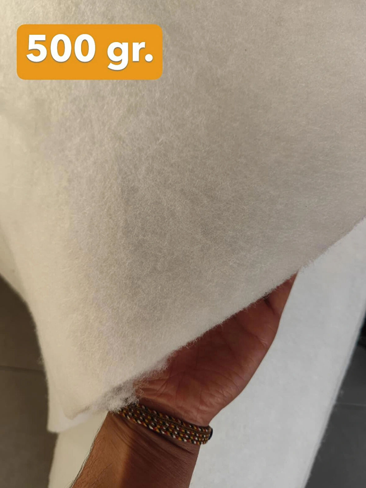 Vatka Elyaf 500gr./m² (En:100cm/Boy:200cm)- Sarma Elyaf - Yorgan Elyafı - Mont Elyafı -