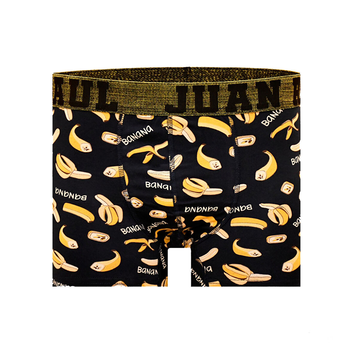 Munivy Juan Raul Muz Desenli Siyah Rahat Erkek Boxer