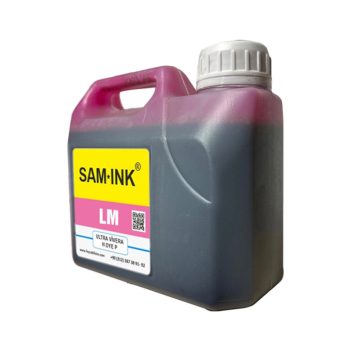 Feyink® Samink Hp Vivera T Plotter DYE Kartuş Dolum Mürekkebi LM Light Magenta 1000ml
