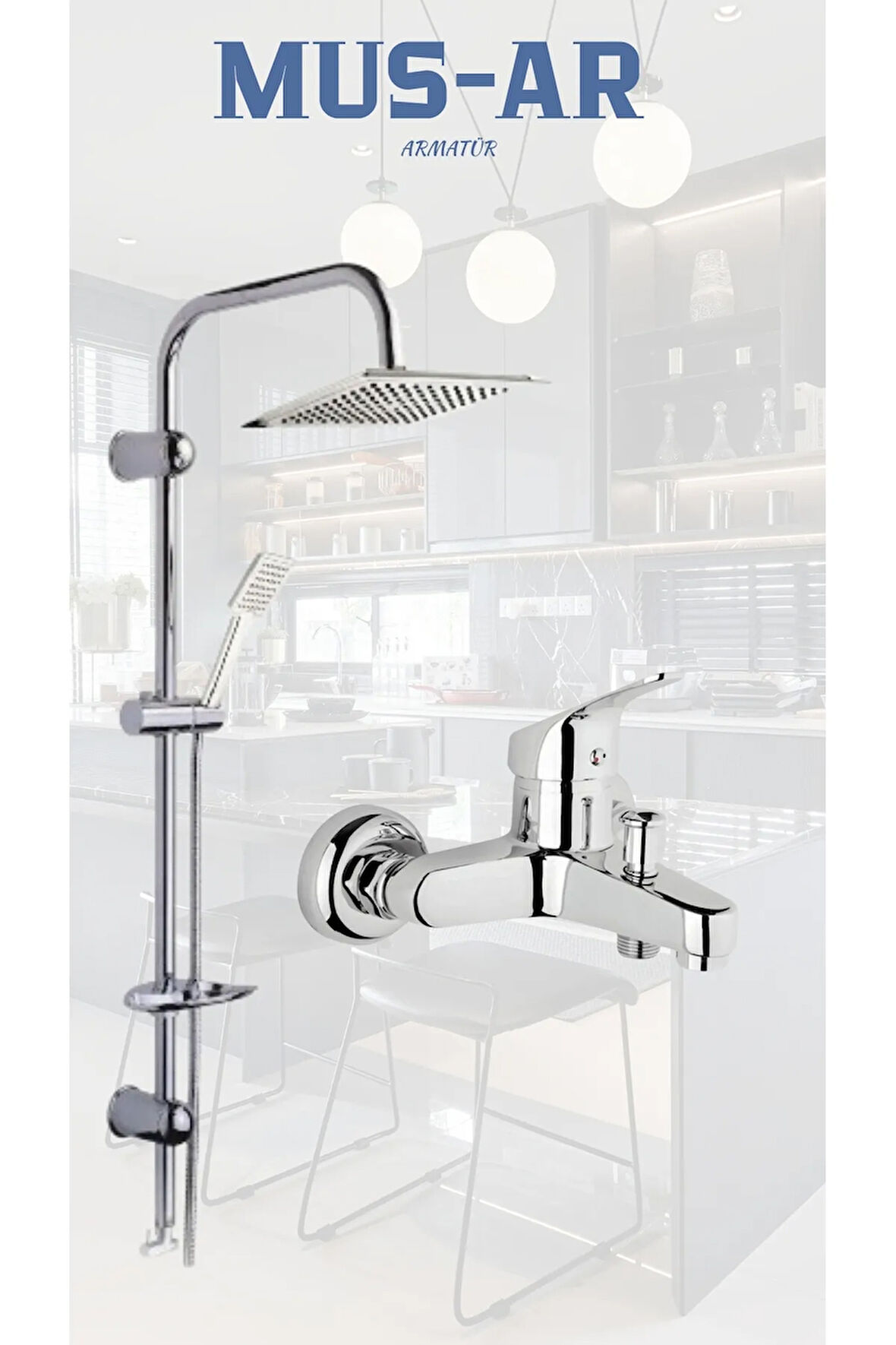 Banyo Bataryası Robot Duş Seti