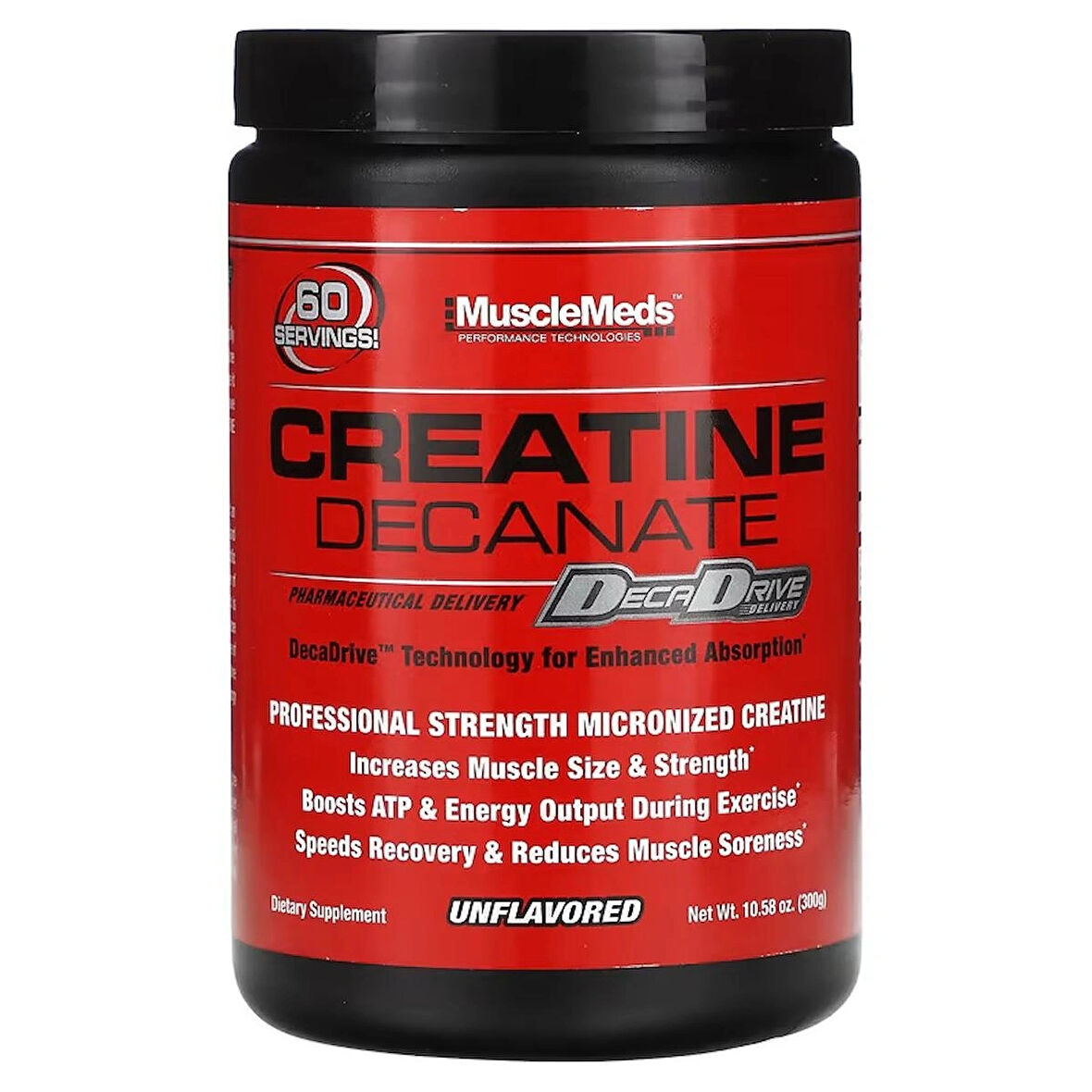 MuscleMeds, Creatine Decanate 300 Gr - 60 SERVİS (ABD VERSİYON)
