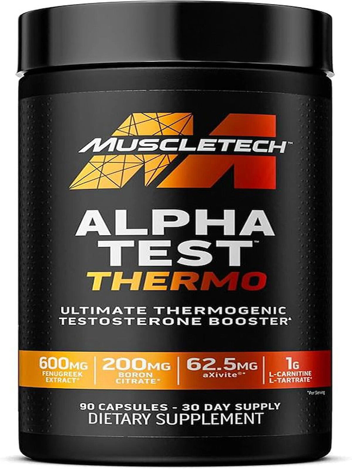 MuscleTech Alpha Testo booster  Thermo Fat Burner Fenugreek Boron 90 Caps