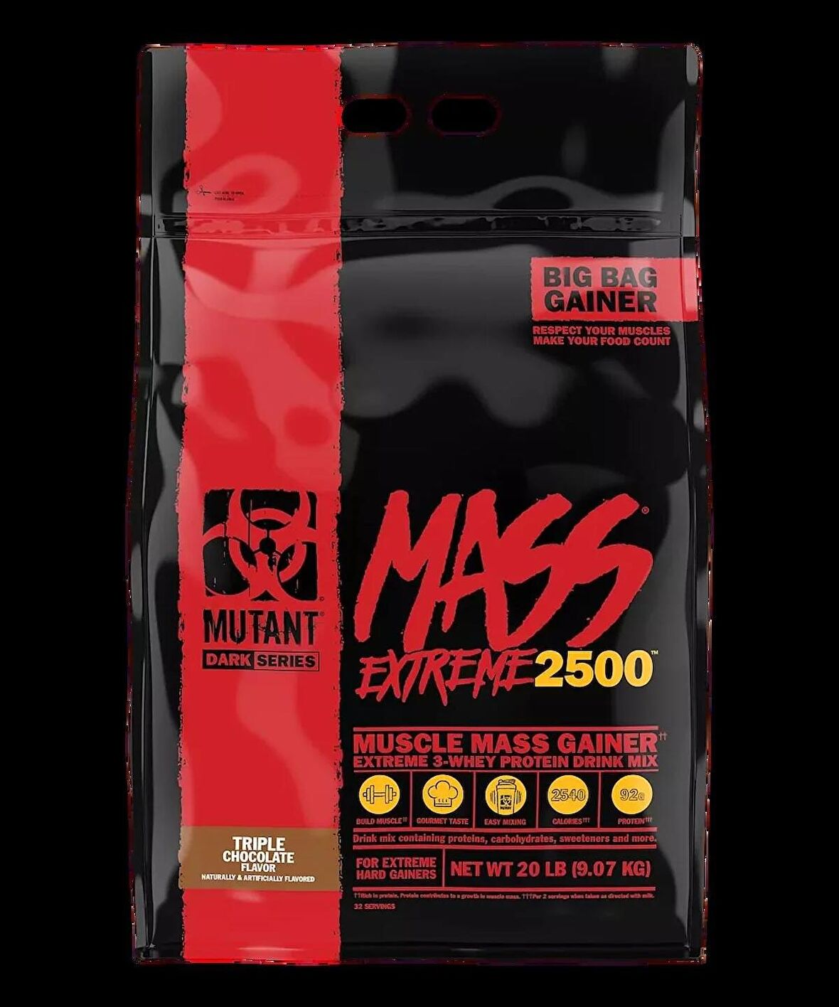 Mutant Mass Extreme 2500 Gainer Kilo alma , Hacim kazanma 9 Kg