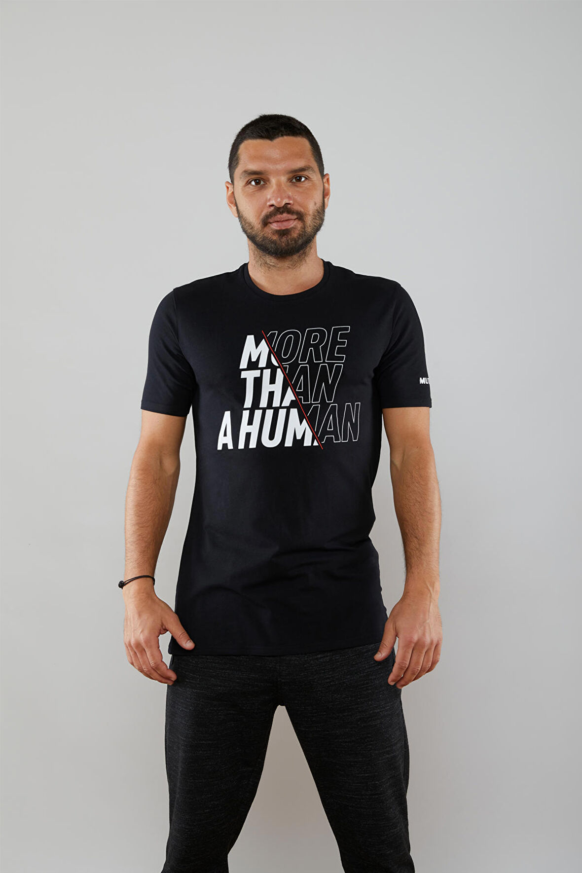 Mutant Motto - Baskılı Erkek Slim Fit T-shirt