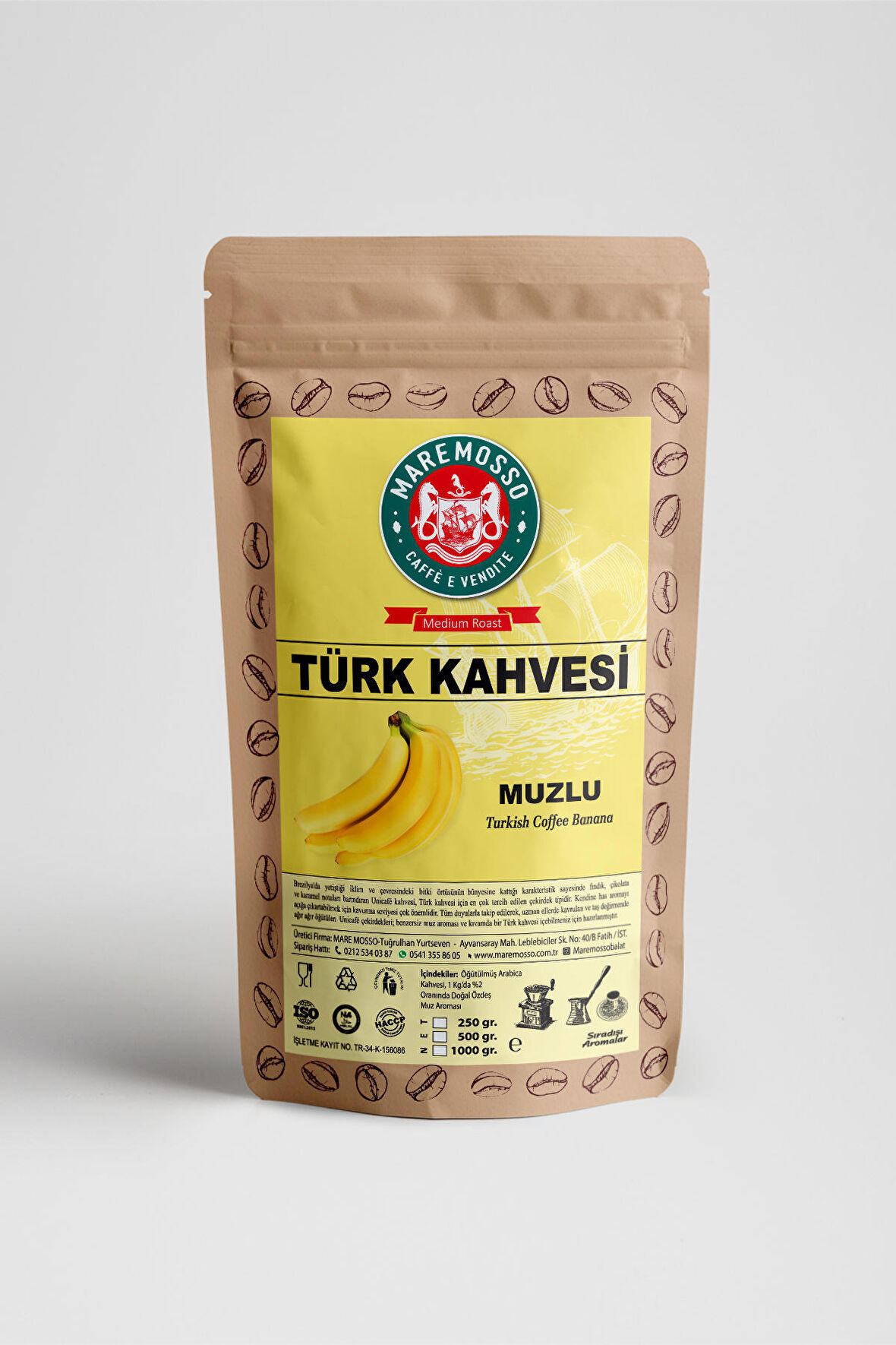 Mare Mosso 250 gr Muzlu Türk Kahvesi