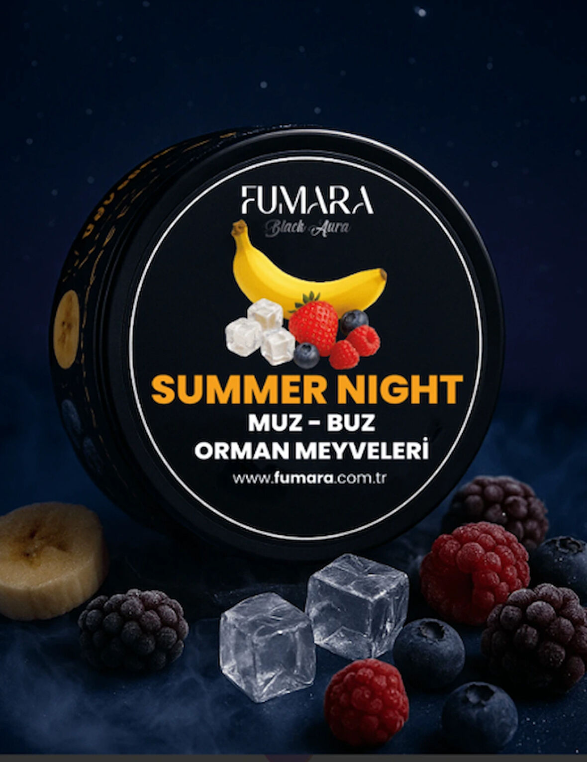 Summer Night - Muz, Buz, Orman meyveleri aromalı 200gr